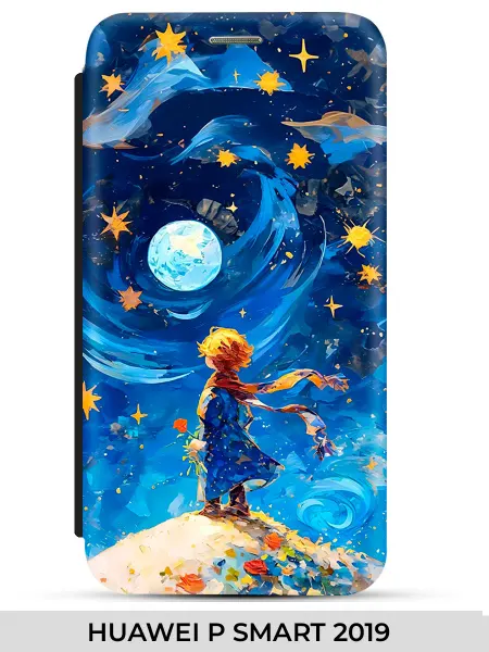 NOOTO Чехол-книжка на Huawei P Smart 2019 (для П смарт 2019)