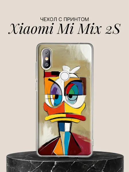 Xiaomi Чехол на Mi Mix 2S Абстрактная птица в стиле кубизм