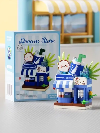 Конструктор «Dream City Series», 22 видов, 120–250 деталей, мини-магазины и кафе