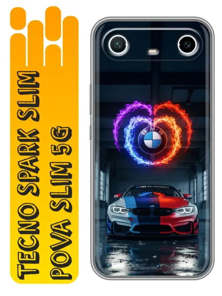 360skin Чехол на Tecno Spark Slim BMW БМВ (мужской)