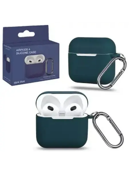 Защитный кейс для AirPods 4 с карабином