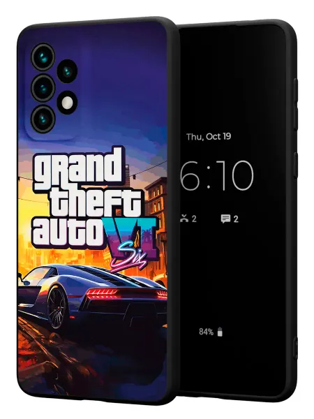 PBl store Чехол на Samsung A73 5G с принтом GTA 6