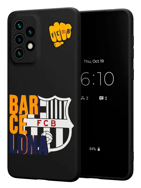 PBl store Чехол на Samsung A73 5G с принтом ФК Барселона