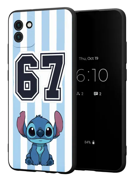FACTORIA Чехол на Samsung A03 с принтом Стич 67