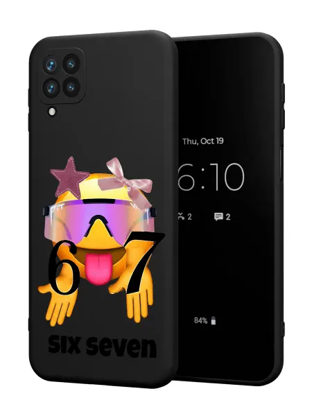 FACTORIA Чехол на Samsung A12 с принтом Смайлик 67