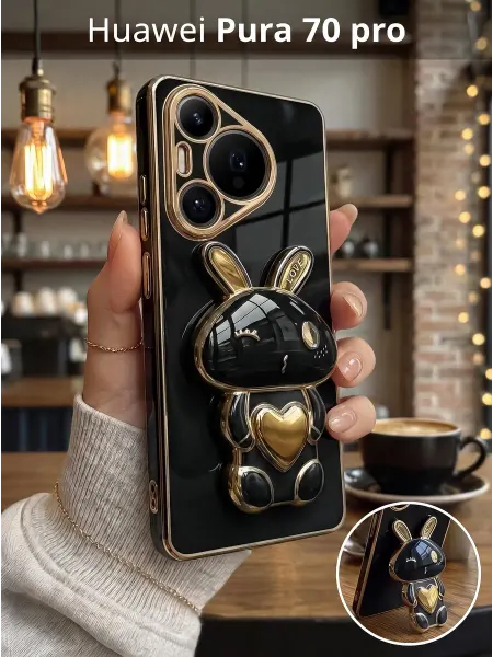 РИНОФОН Чехол подставка с попсокет на Huawei Pura 70 Pro