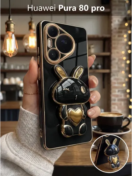 РИНОФОН Чехол подставка с попсокет на Huawei Pura 80 Pro