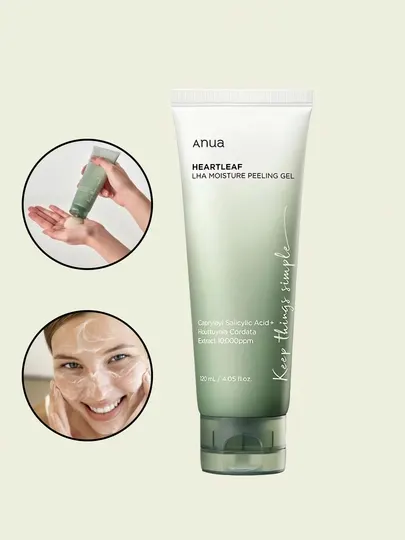 Anua LHA (120ml) Эффективный пилинг-гель для бережного очищения и увлажнения