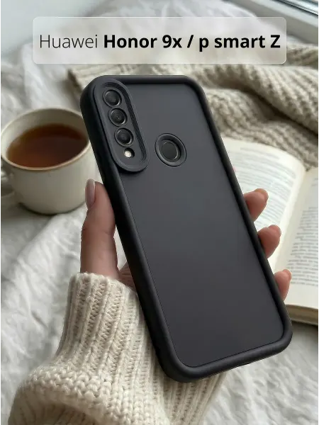 РИНОФОН Чехол на Honor 9X, Huawei P Smart Z с высокими бортами