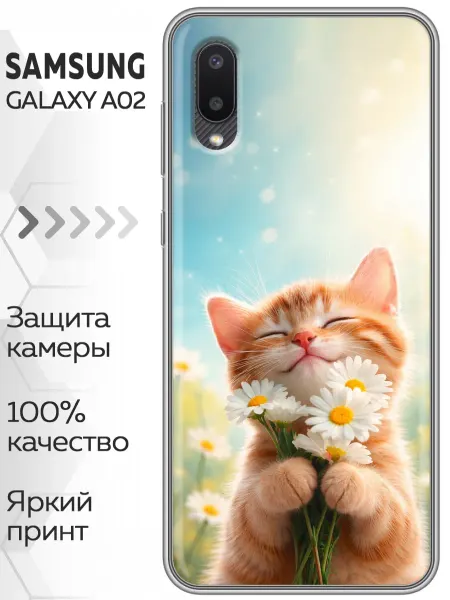 Marketclub Чехол на Samsung Galaxy A02 котики женский