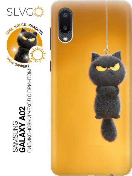 Samsung Чехол на Galaxy A02 с котиками