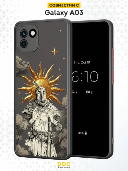 DesignOnCase Чехол Бампер на Samsung A03 с принтом Dark Souls