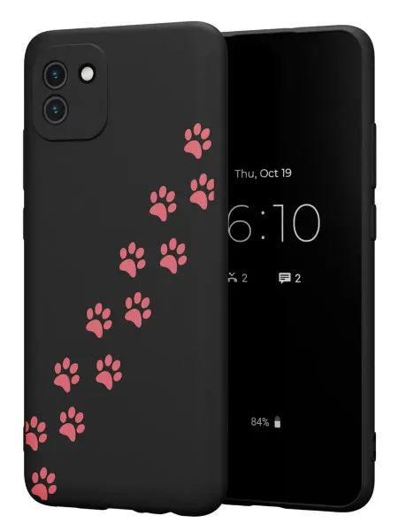 FACTORIA Чехол на Samsung A03 с принтом Кошачьи лапки