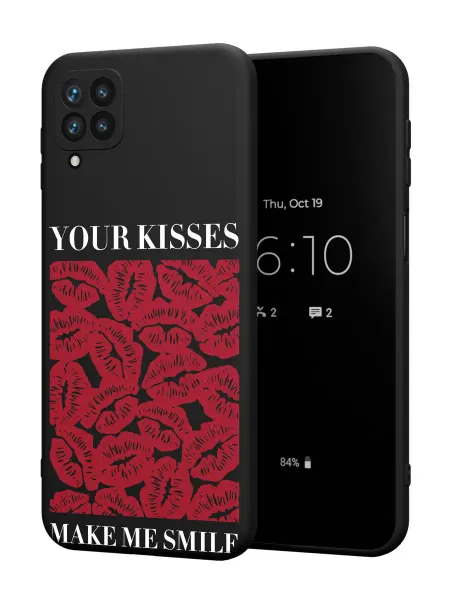 FACTORIA Чехол на Samsung A12 с принтом Поцелуи
