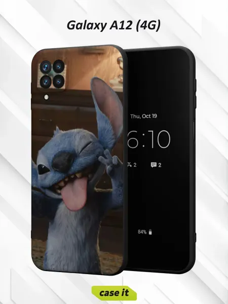 Case it Чехол на Samsung A12с принтом Стич