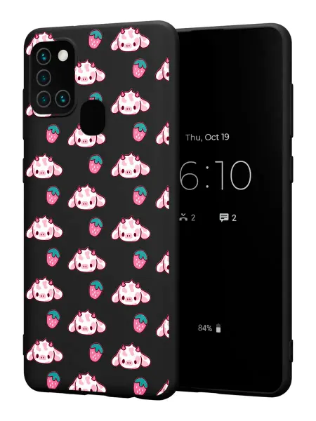 FACTORIA Чехол на Samsung A21S с принтом Коровки