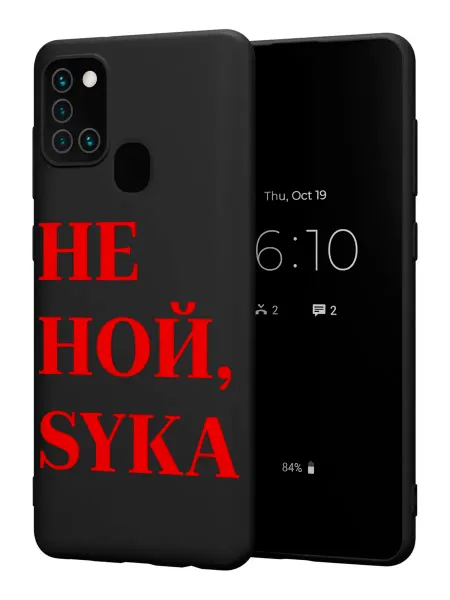 FACTORIA Чехол на Samsung A21S с принтом Надпись
