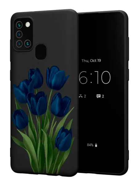 FACTORIA Чехол на Samsung A21S с принтом Тюльпаны