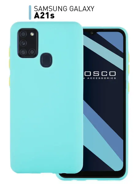 Rosco Тонкий силиконовый чехол на Samsung Galaxy A21s