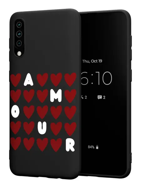 FACTORIA Чехол на Samsung A50 A30S A50S с принтом AMOUR