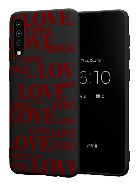 FACTORIA Чехол на Samsung A50 A30S A50S с принтом Надпись LOVE