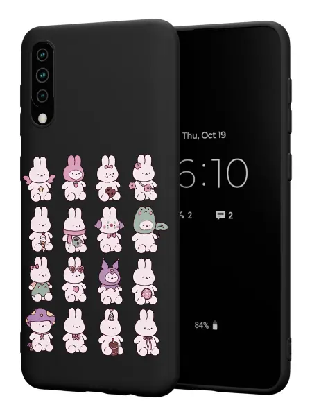 FACTORIA Чехол на Samsung A50 A30S A50S с принтом Зайчики