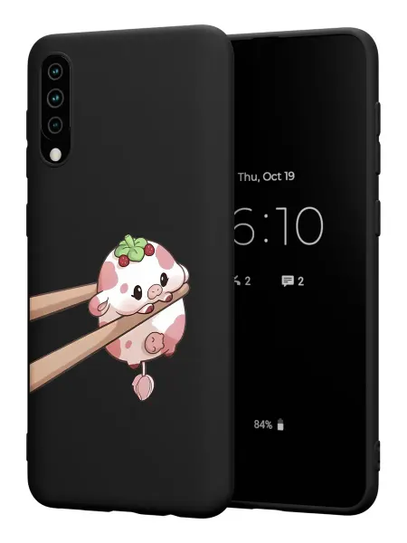 FACTORIA Чехол на Samsung A50 A30S A50S с принтом Коровка