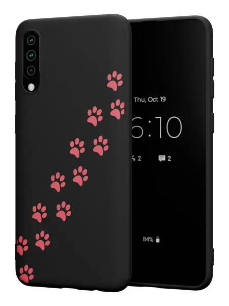 FACTORIA Чехол на Samsung A50 A30S A50S с принтом Кошачьи лапки