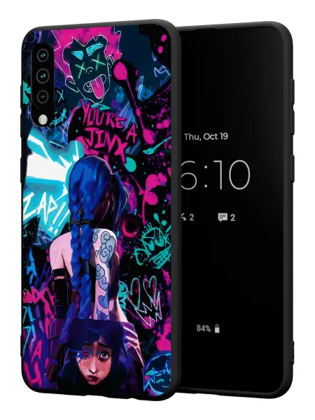PBl store Чехол на Samsung A50 A30S A50S с принтом Джинкс