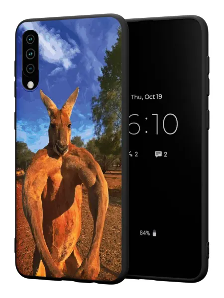 PBl store Чехол на Samsung A50 A30S A50S с принтом Кенгуру
