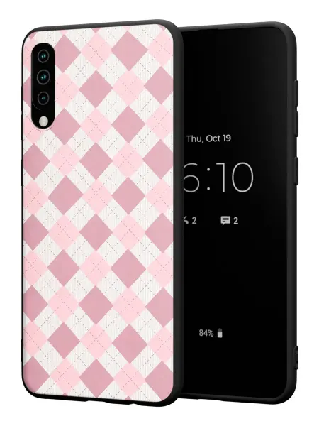 PBl store Чехол на Samsung A50 A30S A50S с принтом в клеточку