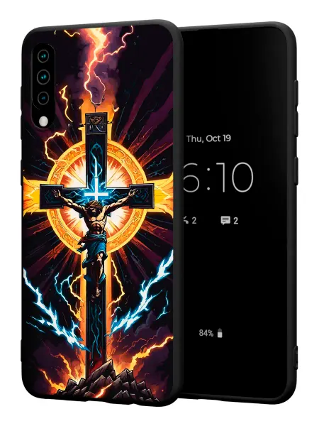 PBl store Чехол на Samsung A50 A30S A50S с принтом Крест