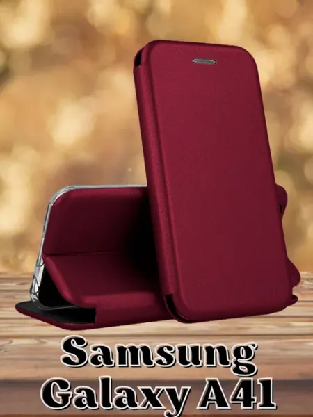 SlipCover Чехол книга для телефона Samsung Galaxy A41