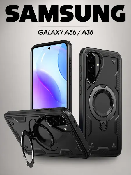 О'кейси Чехол на Samsung Galaxy A56 с кольцом магнитом