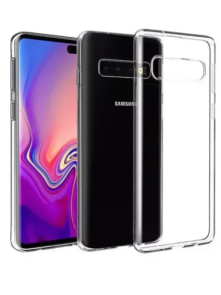 AKS Sale Чехол на Samsung Galaxy S10 Plus прозрачный cиликоновый