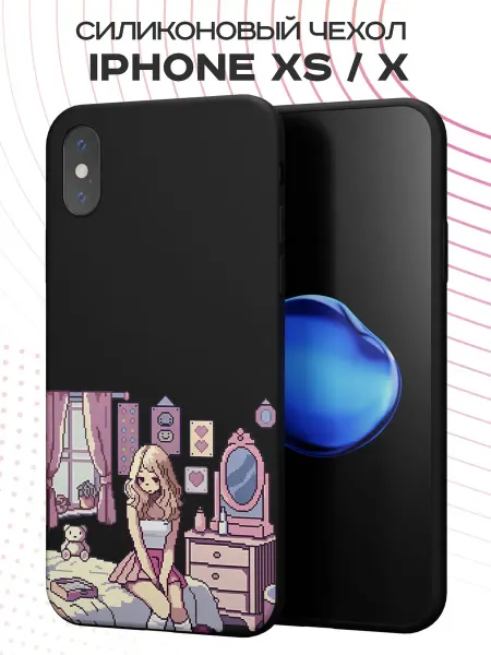 FACTORIA Чехол на Apple iPhone X и XS с принтом Барби