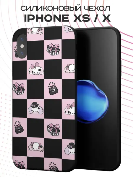 FACTORIA Чехол на Apple iPhone X и XS с принтом Собачки