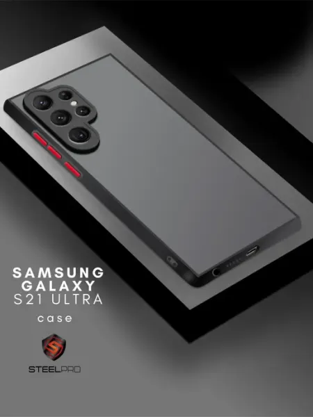 SteelPro Чехол на Samsung Galaxy s21 ultra с защитой камеры
