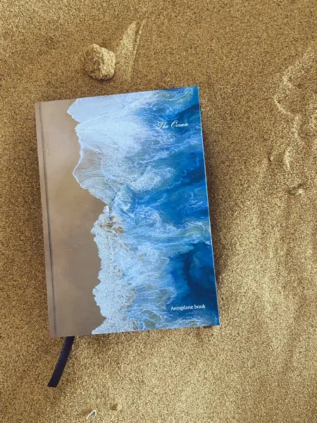 Aeroplane Book Блокнот Океан 12х16,5 см, в точку, книжный переплет