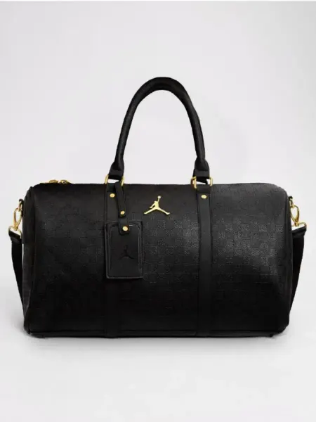 Спортивная сумка Black&Gold Monogram экокожа