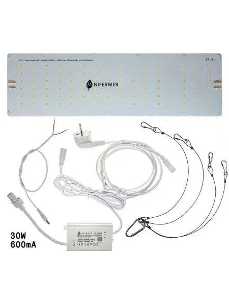MiniFermer Квантум борд Samsung lm281b+pro 3500K+660, 30Вт 12х39см