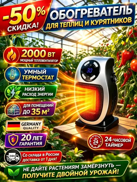 Обогреватель для инкубатора, мгновенный нагрев