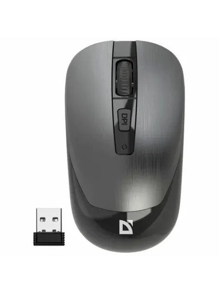 DEFENDER Мышь Беспроводная Бесшумная Wave Mm-995, Usb, 3 Кнопки+1