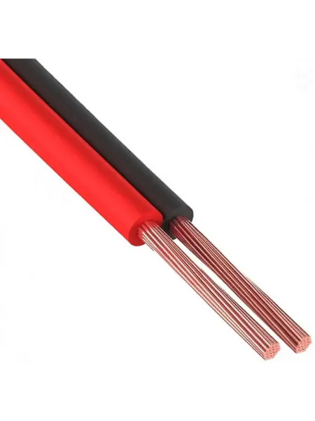 OEM ШВП-М 2х0.5 Акустический кабель красно-черный 1 метр