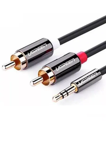 UGREEN Аудиокабель AV102 (10772) 3.5mm Male to 2RCA Male