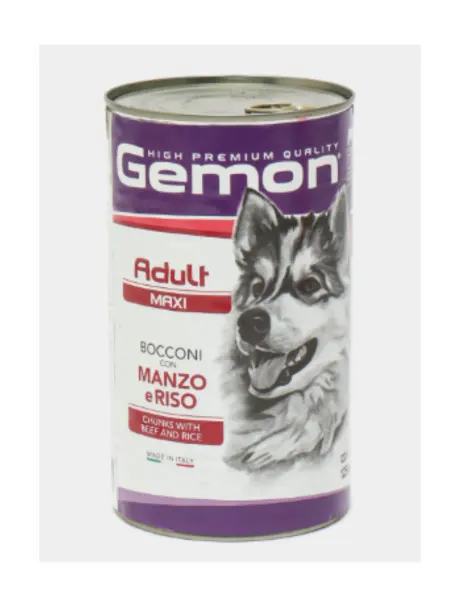 Gemon Maxi Adult All Breeds с говядиной и рисом 1250g