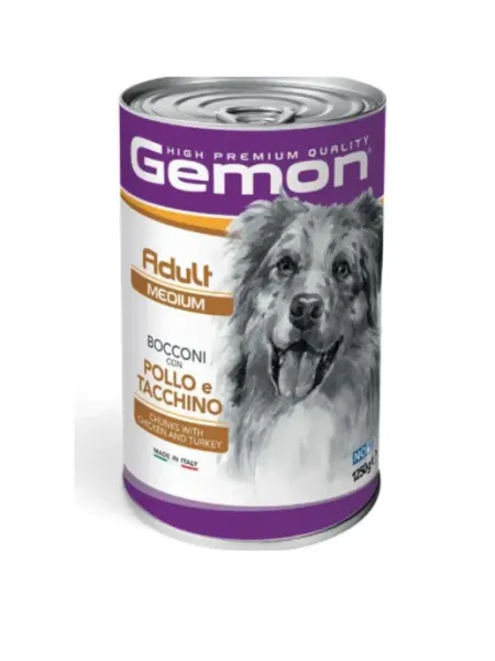 Gemon Medium Adult All Breeds с курицой и индейкой 1250g