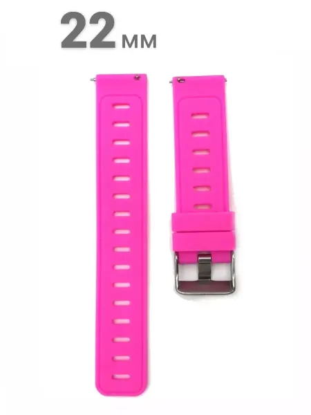 HoursBoutique Ремешок 22 мм силиконовый для Amazfit, Samsung, Huawei