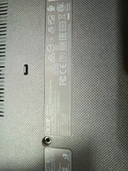 Поддон (нижняя часть корпуса) для Acer Aspire 3