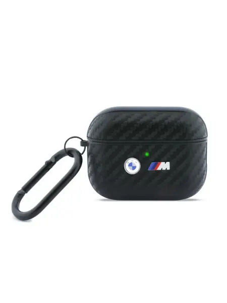 BMW Чехол на беспроводные наушники Airpods Pro 3 из экокожи